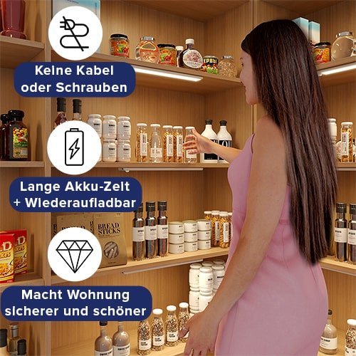 ضوء ليلي ذكي LED بمستشعر حركة