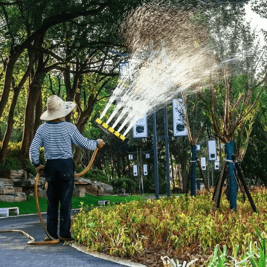 Mehrkopf-Schlauchberegnung für Garten & Terrasse