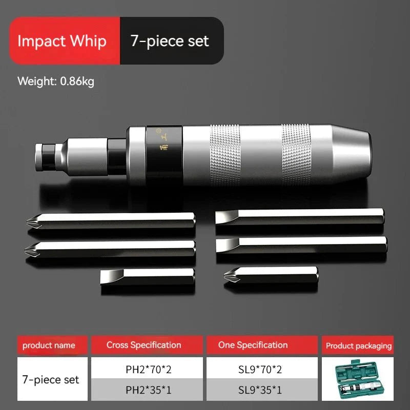 Profi - Schlagschraubendreher mit Aufsätzen - Klarwen