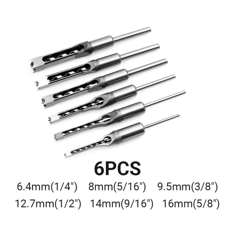 QuadraBit – Vierkant - Holzbohrer Set - Klarwen