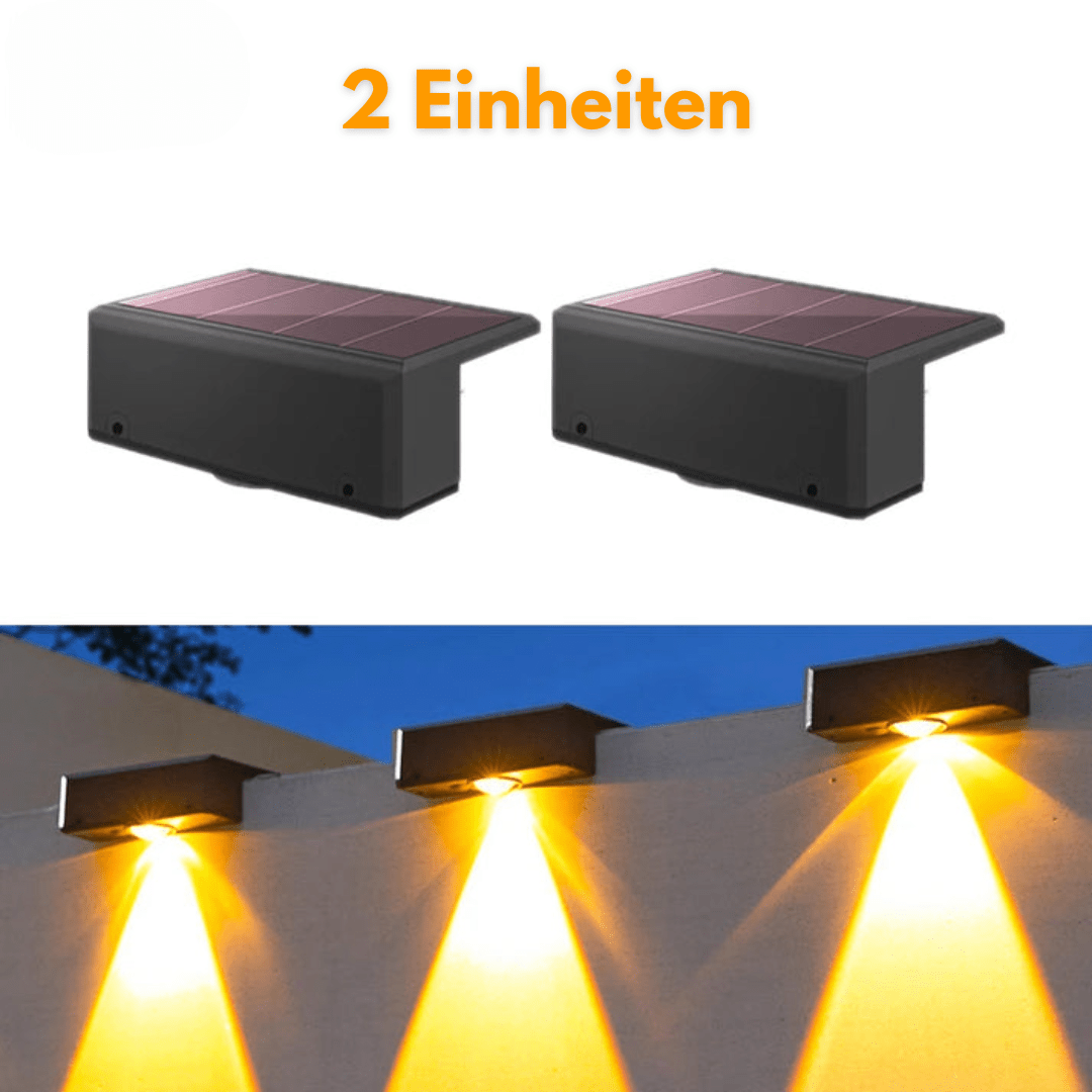 Solar Wandbeleuchtung für Außenbereiche - Klarwen
