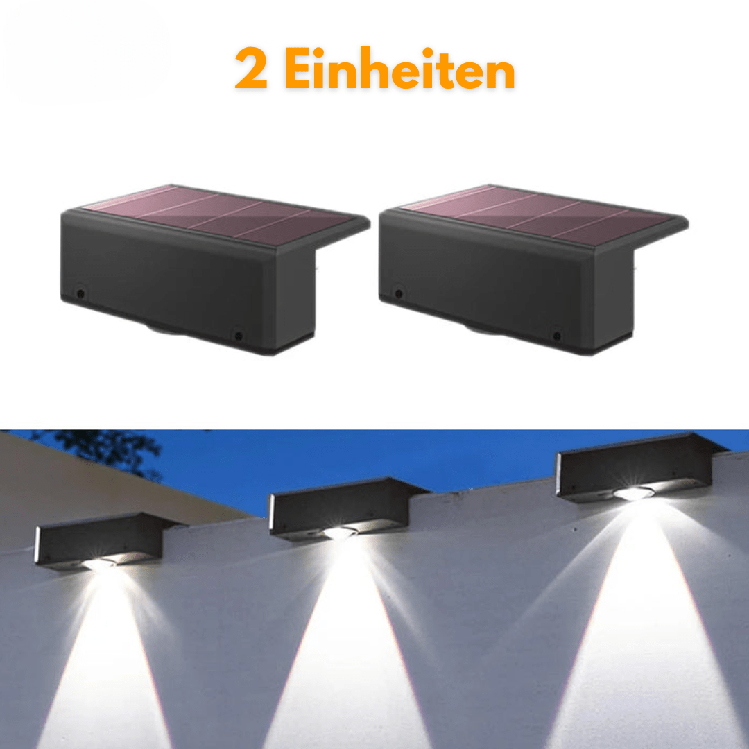 Solar Wandbeleuchtung für Außenbereiche - Klarwen