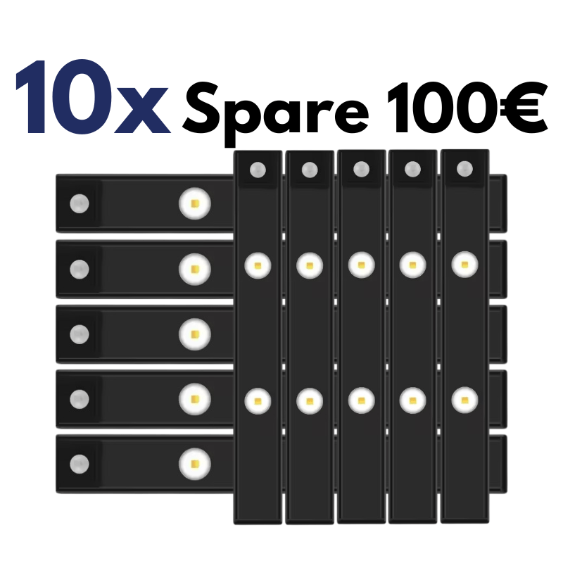 Wiederaufladbare Bewegungsmelder Lampe - Klarwen