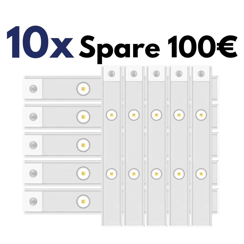 Wiederaufladbare Bewegungsmelder Lampe - Klarwen